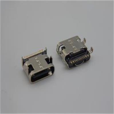 USB-TYPE-C沉板1.1前插后贴16P母座L=7.95