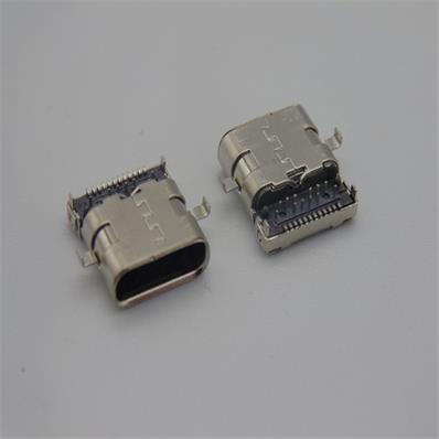 HJC-TC-008 USB -TYPE-C沉板1.2前插后贴24P母座 L=10.0