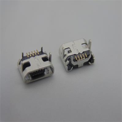 HJC-MC-002 MICRO USB 5P小牛角直边4.85